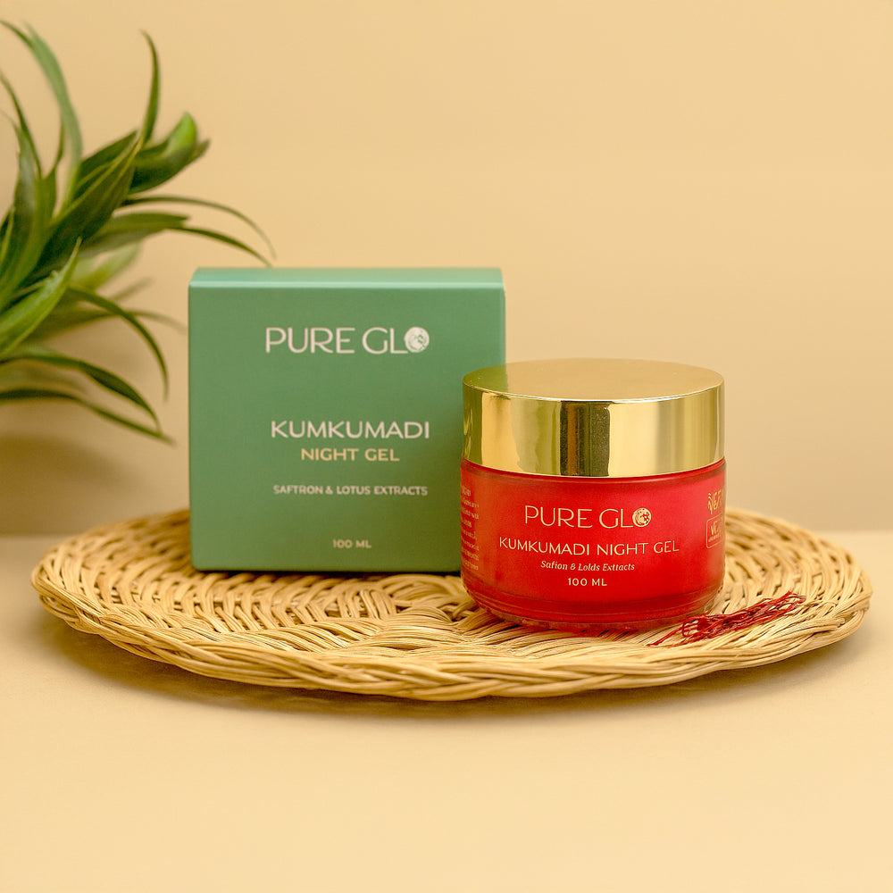Pack of Two-Pure Glo Kumkumadi Night Gel - 100ml_440001266_2