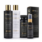 Thick Tails Mega Saver Bundle -  Shampoo, Conditioner, Multi Vitamins(60 Capsules) and Thickening Hair Spray