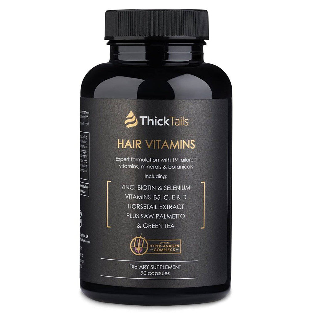 Thick Tails Mega Saver Bundle -  Shampoo, Conditioner, Multi Vitamins(60 Capsules) and Thickening Hair Spray
