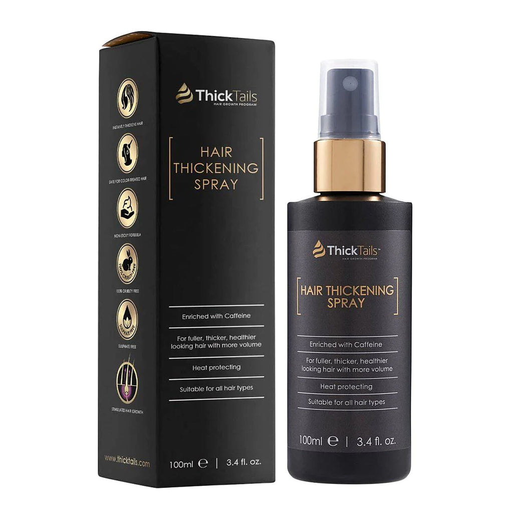 Thick Tails Mega Saver Bundle -  Shampoo, Conditioner, Multi Vitamins(60 Capsules) and Thickening Hair Spray