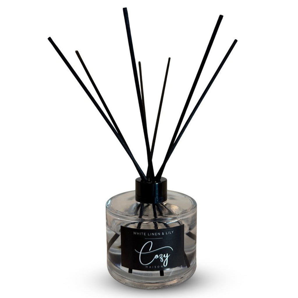 3 Pack - Cozy Maison Diffuser (50ml) - White Linen & Lily_440001511_2