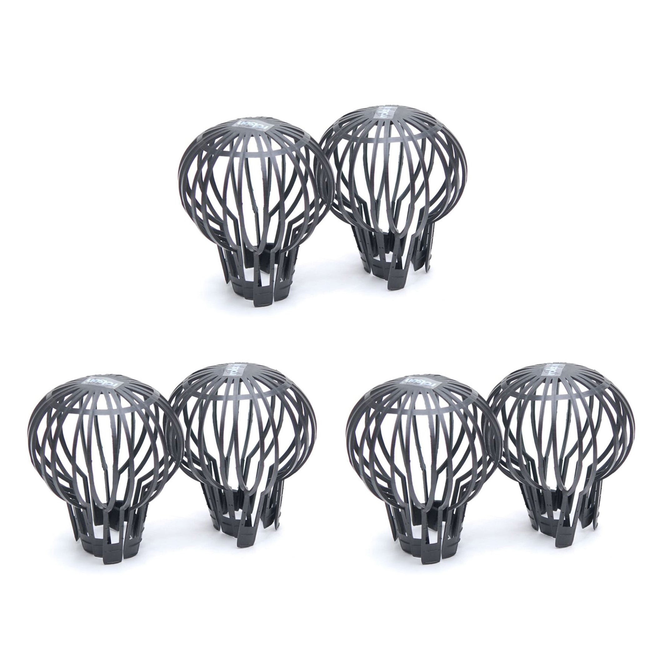Pack of 6 -  Downpipe Filter Guard - Keeps Gutter downpipes Clear of blockages from Leaves, Moss, muck, mud, Balls and Other Debris_440001518