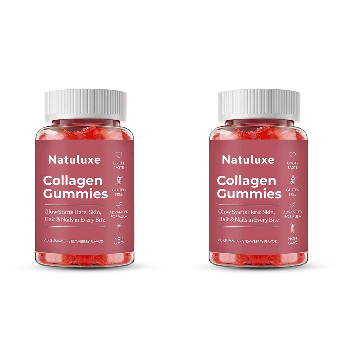 Super Saver Duo - Natuluxe Collagen Gummies 1500mg per serving
