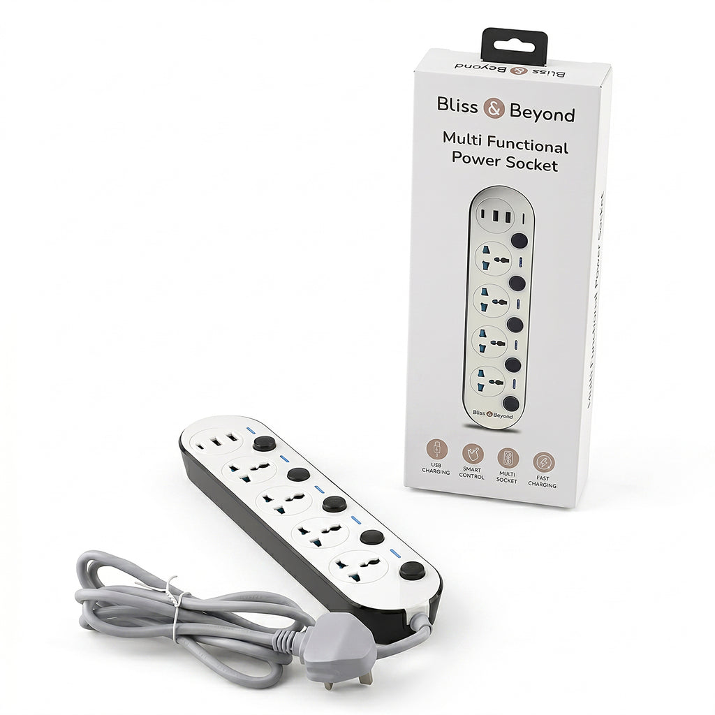 Pack of Two-Multi-Functional 4-Outlet & 3-USB Power Strip_440001522_1
