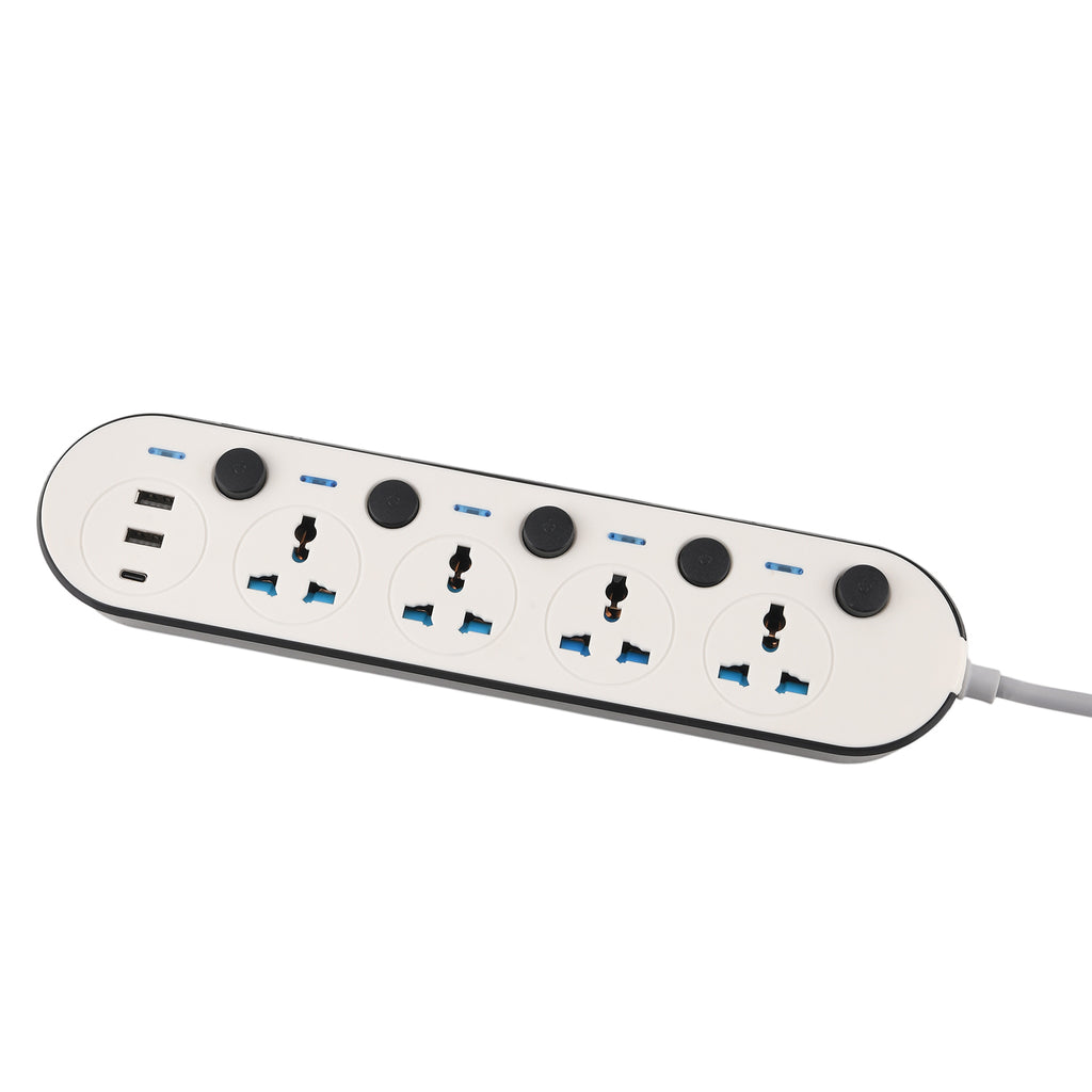 Pack of Two-Multi-Functional 4-Outlet & 3-USB Power Strip_440001522_2