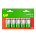 Pack of 40 GP Red Long Lasting Alkaline Batteries (AAA) and (AA) 20 Each_440001531