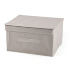 3 Pack - Bliss & Beyond Patterned Storage Box (Size 35x30x20 cm) - White, Grey and Blue_440001532