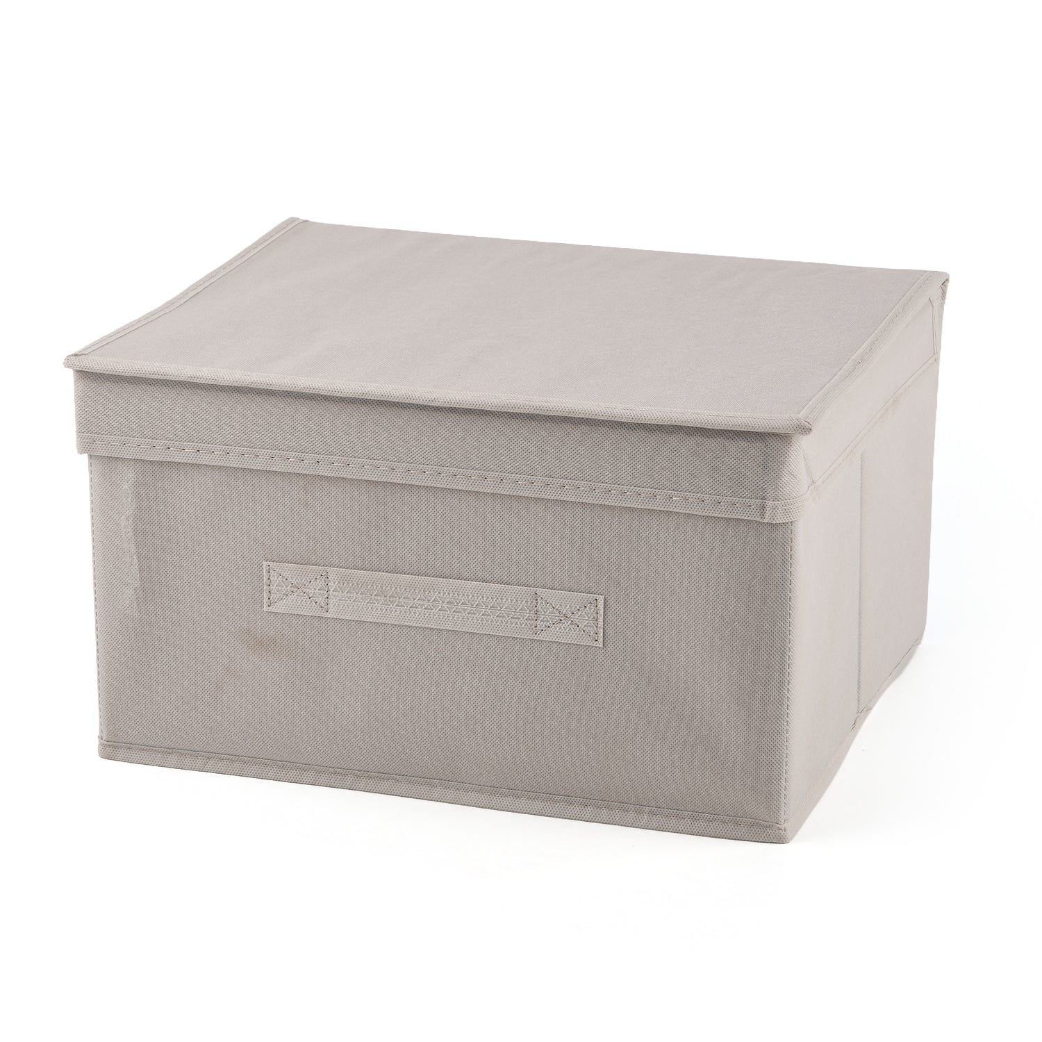 3 Pack - Bliss & Beyond Patterned Storage Box (Size 35x30x20 cm) - White, Grey and Blue_440001532