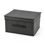 3 Pack - Bliss & Beyond Patterned Storage Box (Size 35x30x20 cm) - White, Grey and Blue_440001532