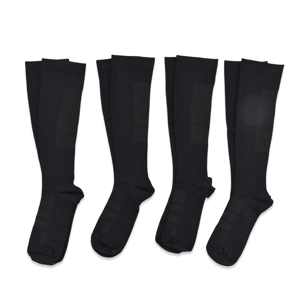 Pack of 8 - Tommie Copper FIR Compression Socks - Grey and Black_440001543