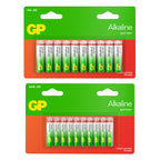 Biggest Battery Bundle On IW - Pack of 60 GP Red Long Lasting Alkaline Batteries (AAA) and 60 (AA) Batteries_440001552