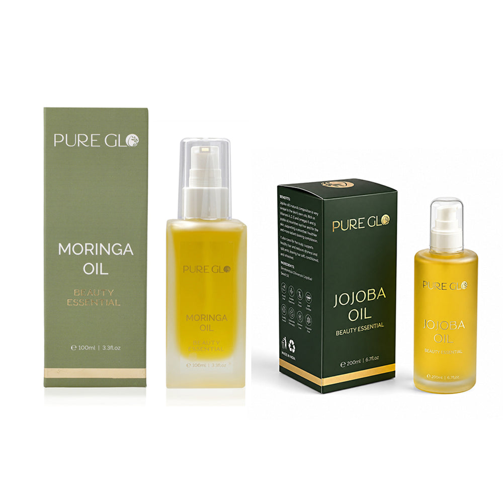 Glow & Nourish Jojoba & Moringa Oil Duo - 300ml_440001557