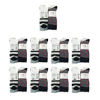 Set 9 Happy Life Preserver Print Socks - Black & Multi_440001570