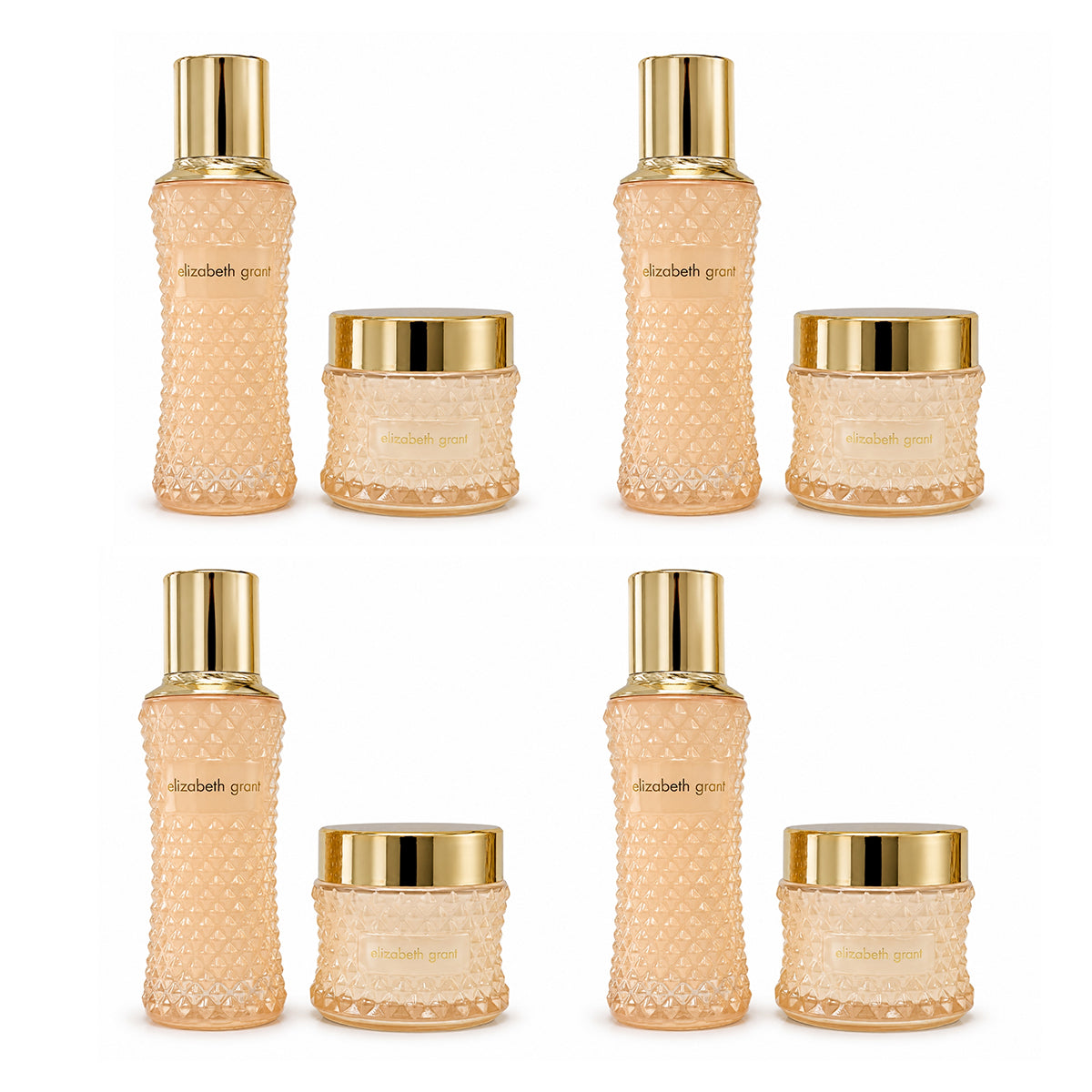 Pack of Four-Elizabeth Grant Vintage Collection 2-Piece Anti-Ageing Face Cream Set (90ml