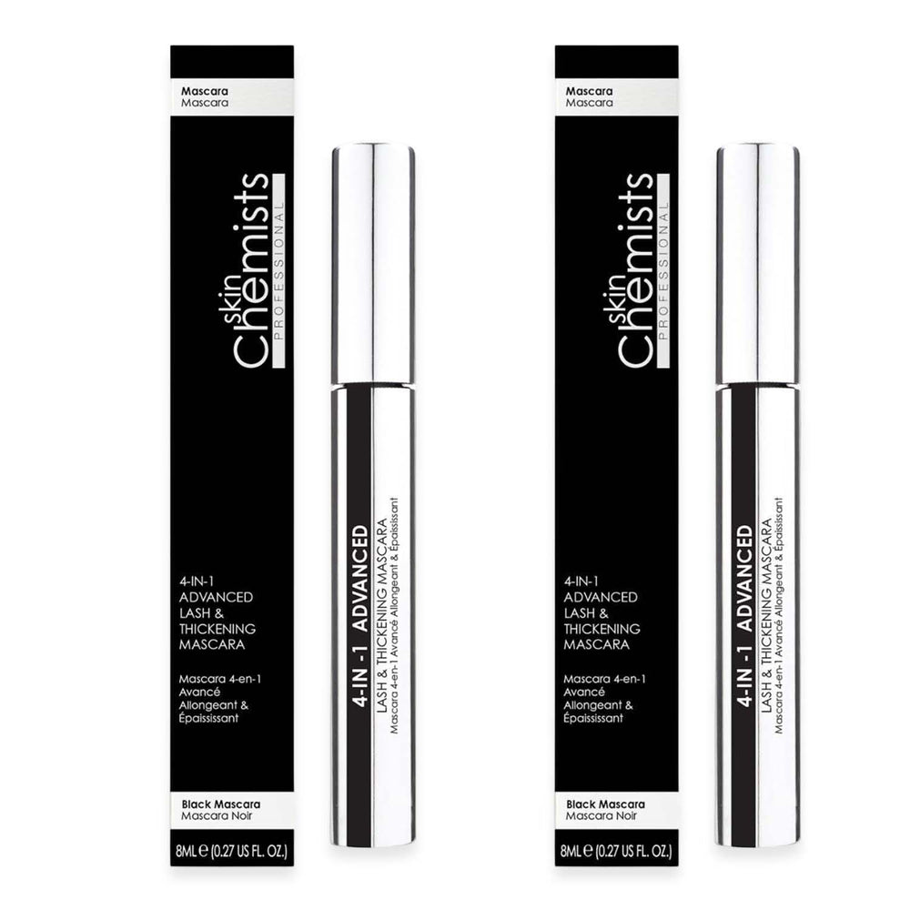 Pack of Two SkinChemists Advanced 4-IN-1 Lash & Thickening Mascara - 8ml_440001584