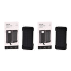 2 Pack - 3 in 1 - 10000mAh Solar Power Bank with 5W Wireless Charging and LED Light - Light Blue & Black_440001590