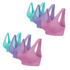 Comfortisse Set of 6 Veloform Bras (Size M/L) - Multi Colour_440001592