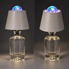 2 Pack - Bliss & Beyond Rechargeable Wine Bottle Lamp with 7-Colour Projector - White_440001624