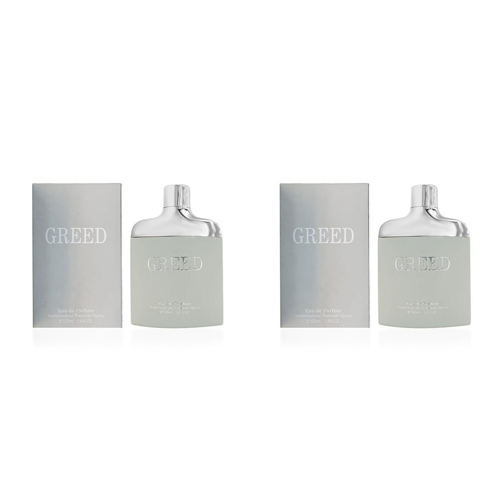Set Of 2 -Fine Perfumery Greed Pour Homme Eau De Parfum For Him - 100ml_440001634