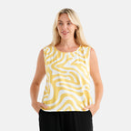 Maisi set of 2 print and solid color vest_4464167_1