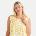 Maisi set of 2 print and solid color vest_4464167_4