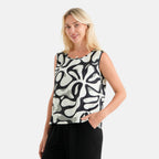 Maisi set of 2 print and solid color vest_4464178_3