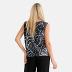Maisi set of 2 print and solid color vest_4464191_2