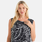 Maisi set of 2 print and solid color vest_4464191_4