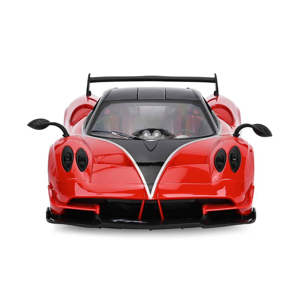 5 Function Remote Control Racing Car With Front & Rear Lights - Red
