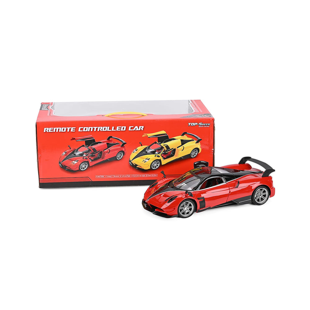 5 Function Remote Control Racing Car With Front & Rear Lights - Red