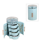5 Layer Jewellery Organizer (Size 22x14 Cm) - Blue