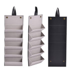 5 Slot Multipurpose Foldable Travel Organizer with Handle (Size 17x13x12 cm) - Black