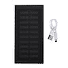 5000mAh Power Bank with Solar Panel - Mountaineering Buckle - Set Of 2