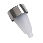 6 Pack Metal Solar Lanterns - Warm White LED - Grey