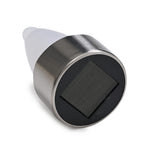 6 Pack Metal Solar Lanterns - Warm White LED - Grey