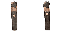 6 Pack Wool Blend Long Knee High Boot Socks (Size 6-11)