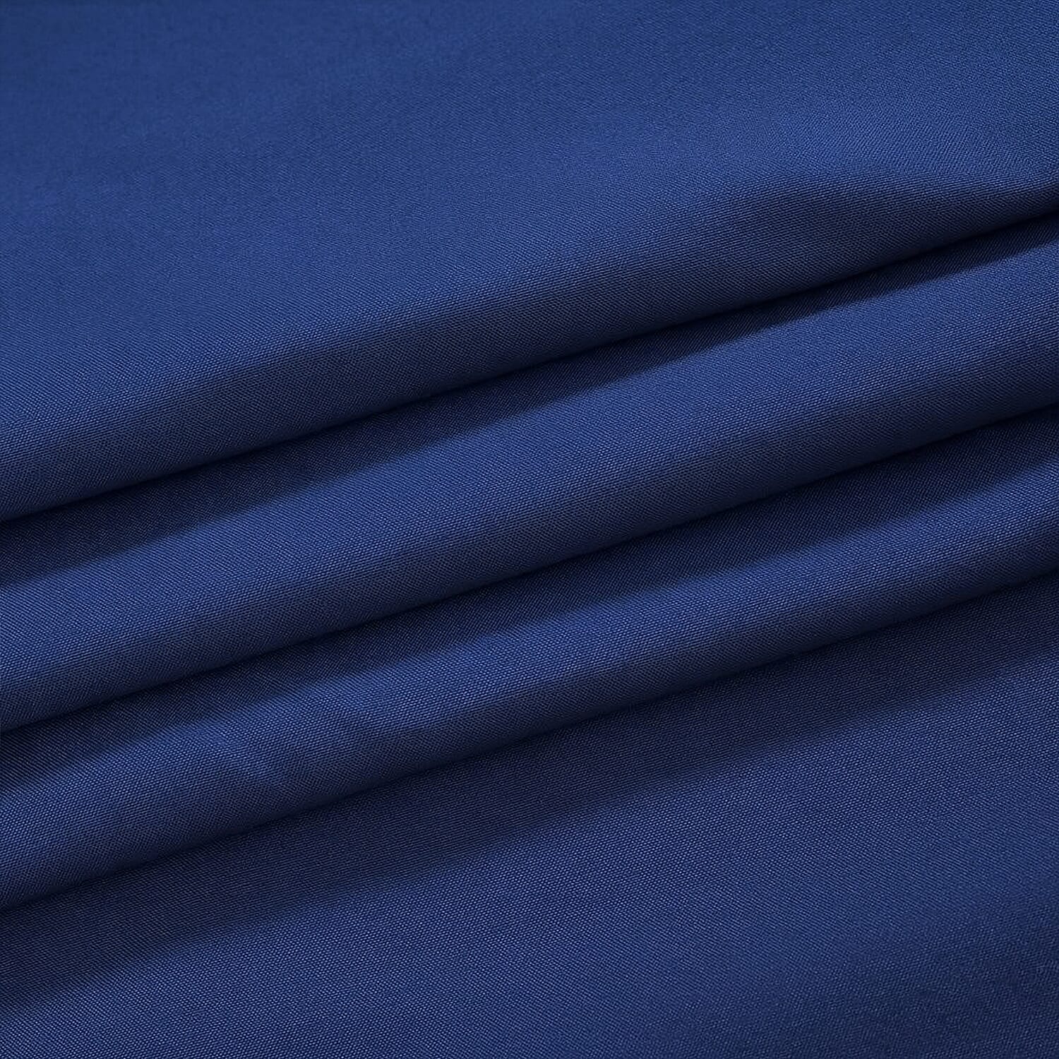 6 Piece Cotton Duvet Cover Set - Inc. 1 Duvet Cover, 1 Fitted Sheet with 2 Housewife & 2 Oxford Pillowcases (King) - Blue