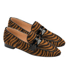 Ravel Tan Zebra-Print Luis Loafers (Size 6)_6012197_1