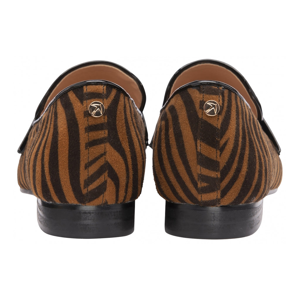 Ravel Tan Zebra-Print Luis Loafers (Size 6)_6012197_2