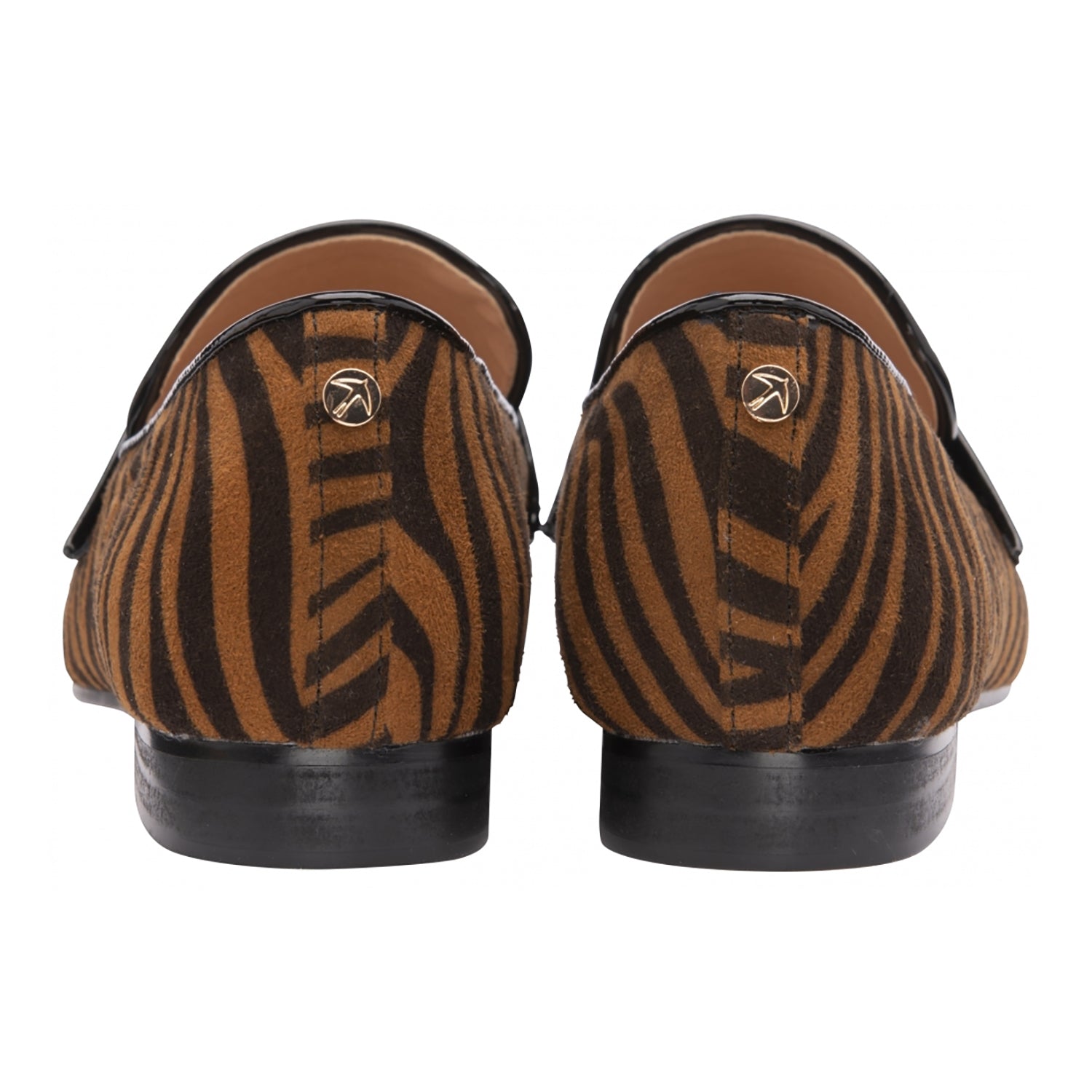 Ravel Tan Zebra-Print Luis Loafers (Size 6)_6012197_2