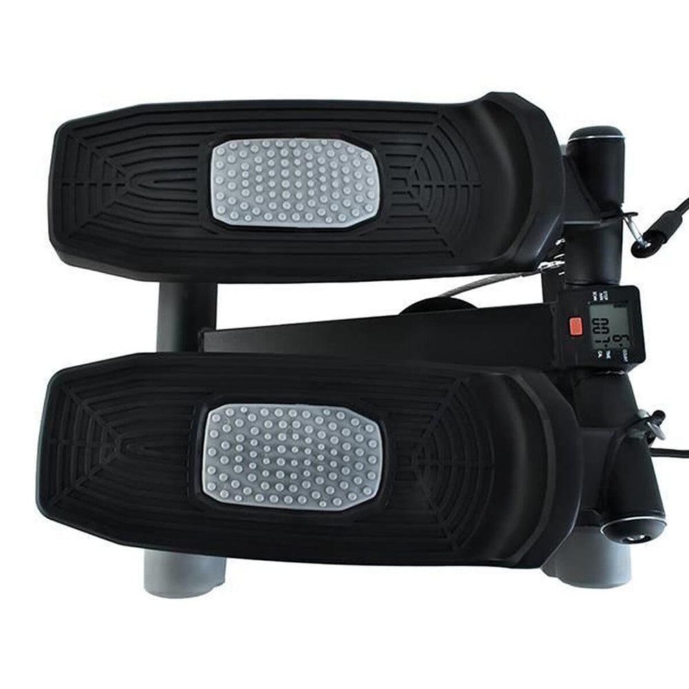 Mini Stepper Foot Pedal and Band Exercise Equipment (Req. LR 44 Battery)