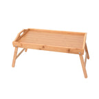 Foldable Bamboo Tray Wooden Legs (Folded Size 50x30x7cm, Unfolded Size 50x30x22cm)_6126955