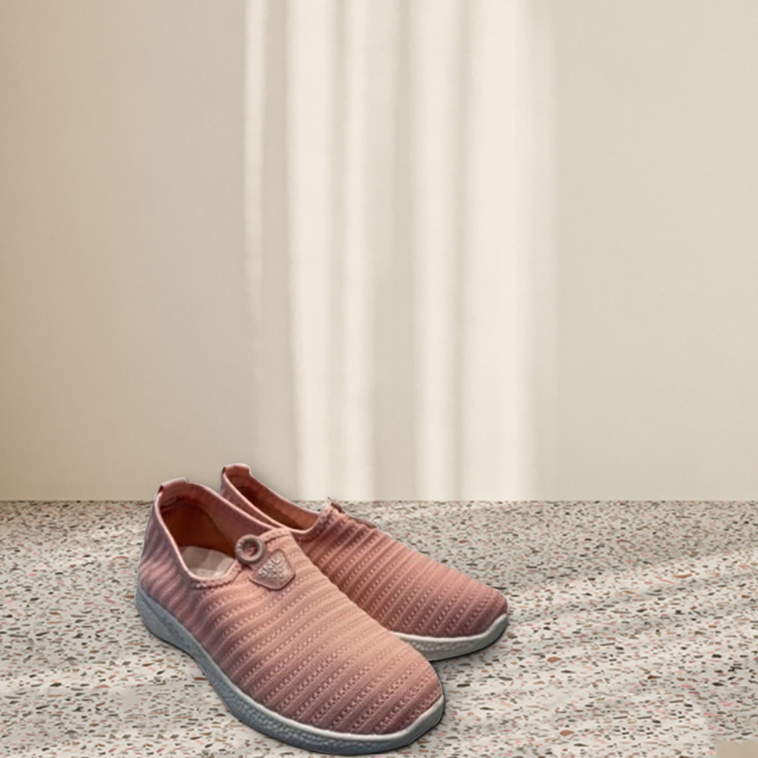 Womens Comfortable Slip-On Shoes (Size 4) - Pink_6711761_1