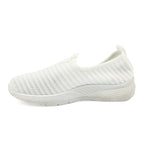 Womens Comfortable Slip-On Shoes (Size 5) - White_6712622_2