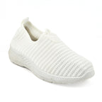 Womens Comfortable Slip-On Shoes (Size 5) - White_6712622_3