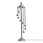 Handmade Turkish Mosaic Table Lamp (Size 145x35 cm) - Blue & Multi_6830276_2