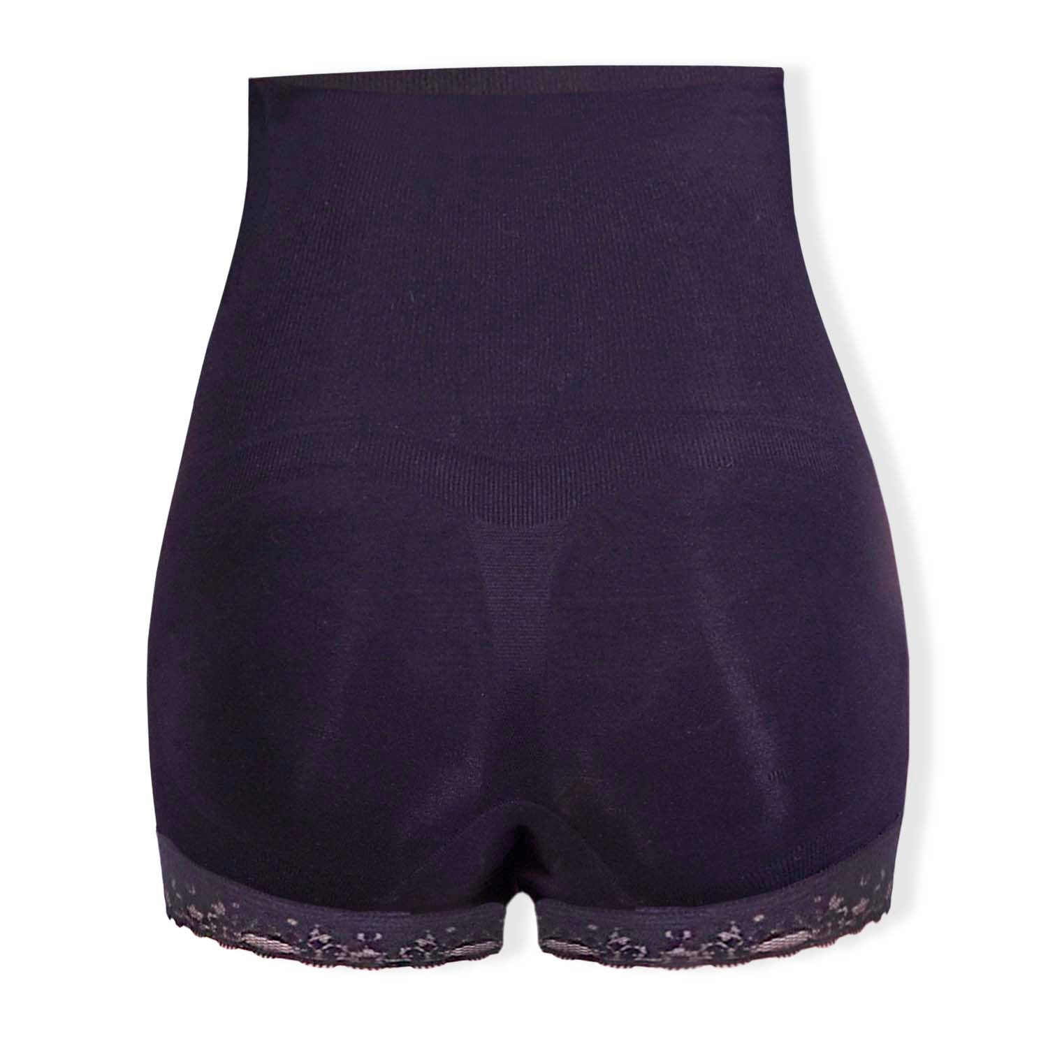 SANKOM SWITZERLAND Patent Premium Aloe Vera Black High Waisted Briefs (Size S/M, 8-10)_6861643_5