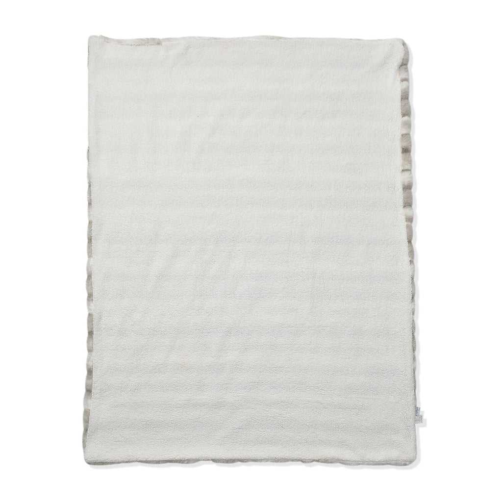 The Most Sumptuous Blanket at TJC Ever - 700GSM Double Layer Faux Rabbit Fur Sherpa Blanket (Size 200x150cm) - Grey
