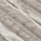 The Most Sumptuous Blanket at TJC Ever - 700GSM Double Layer Faux Rabbit Fur Sherpa Blanket (Size 200x150cm) - Grey