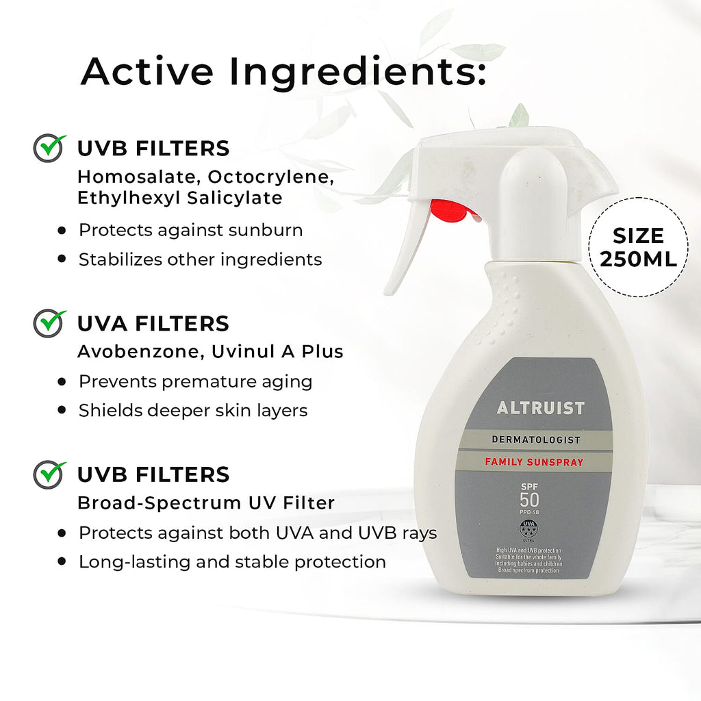 ALTRUIST Family- Sunspray SPF50 - 250ml